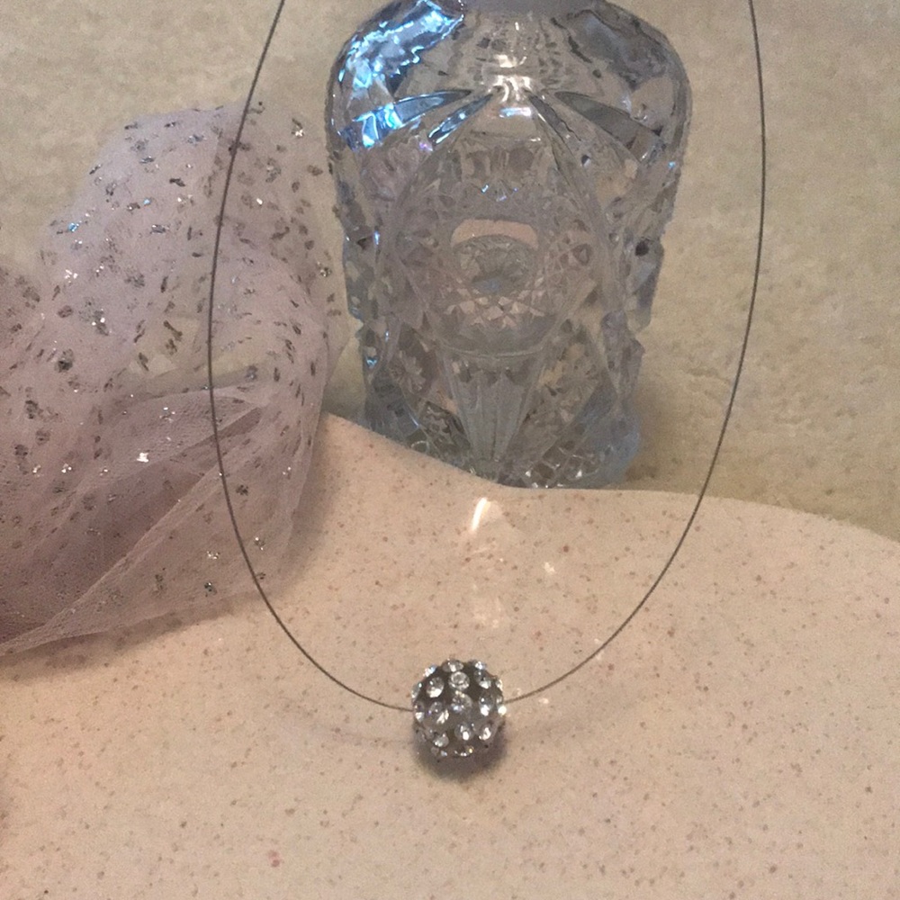 Floating Crystal Necklace.
